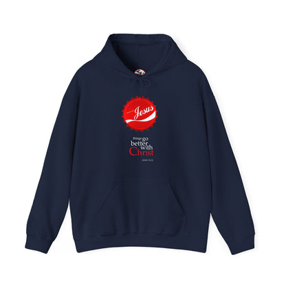 Things Go Better with Christ - Unisex Hooded Sweatshirt