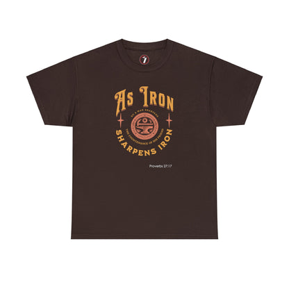 As Iron Sharpens Iron Unisex Heavy Cotton Tee