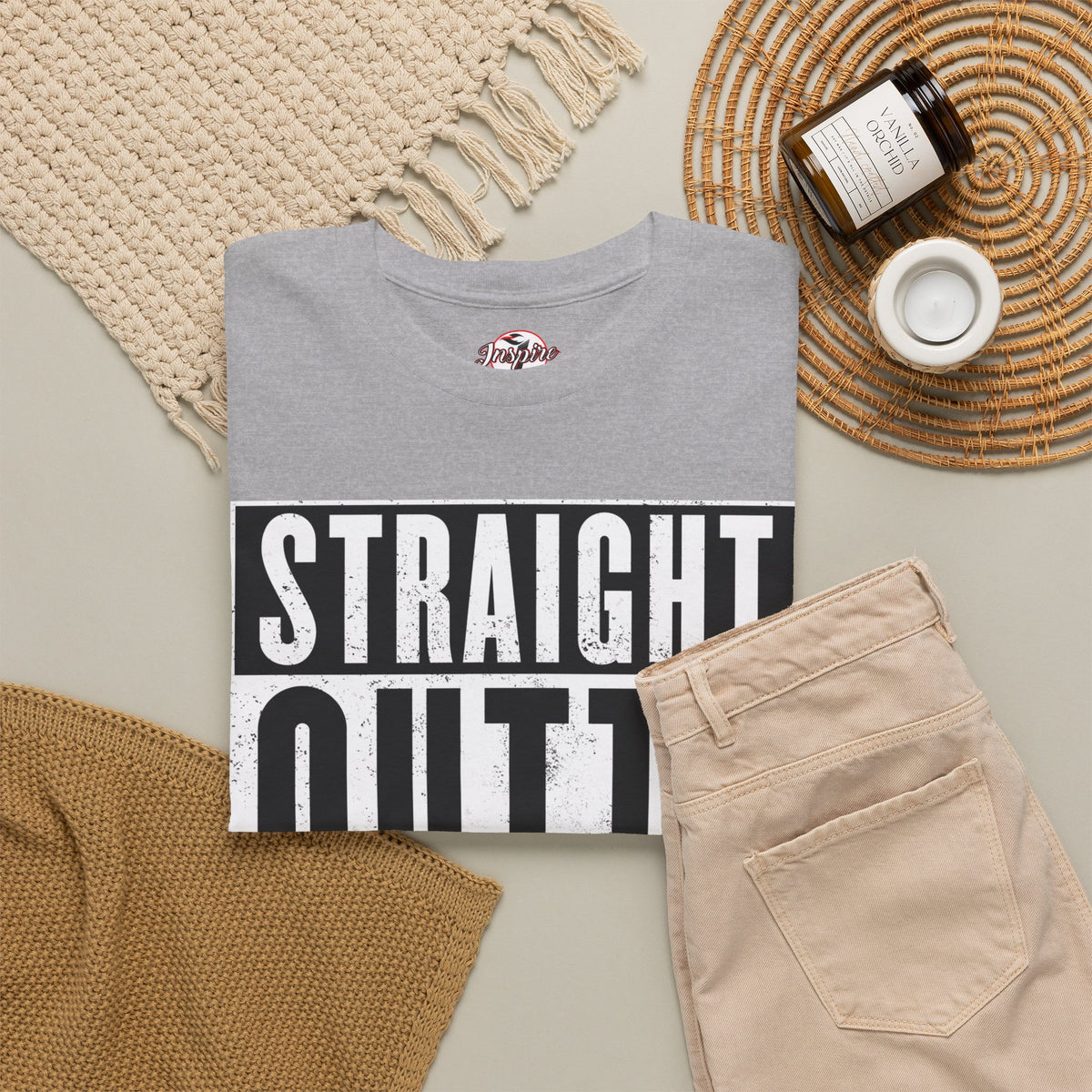 Straight Outta Heaven Unisex Inspirational Graphic T-Shirt