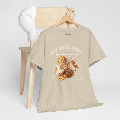 My Wife and I Go Together Like Cookies & Milk Men's Graphic Tee