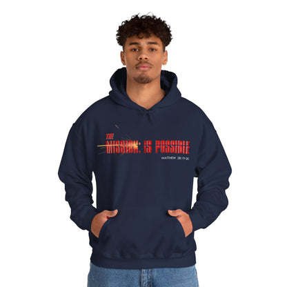 "The Mission is Possible" Motivational Pullover Hoodie