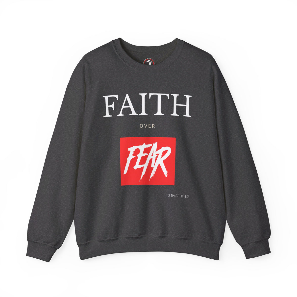 Faith over Fear Men's Unisex Heavy Blend™ Crewneck Sweatshirt