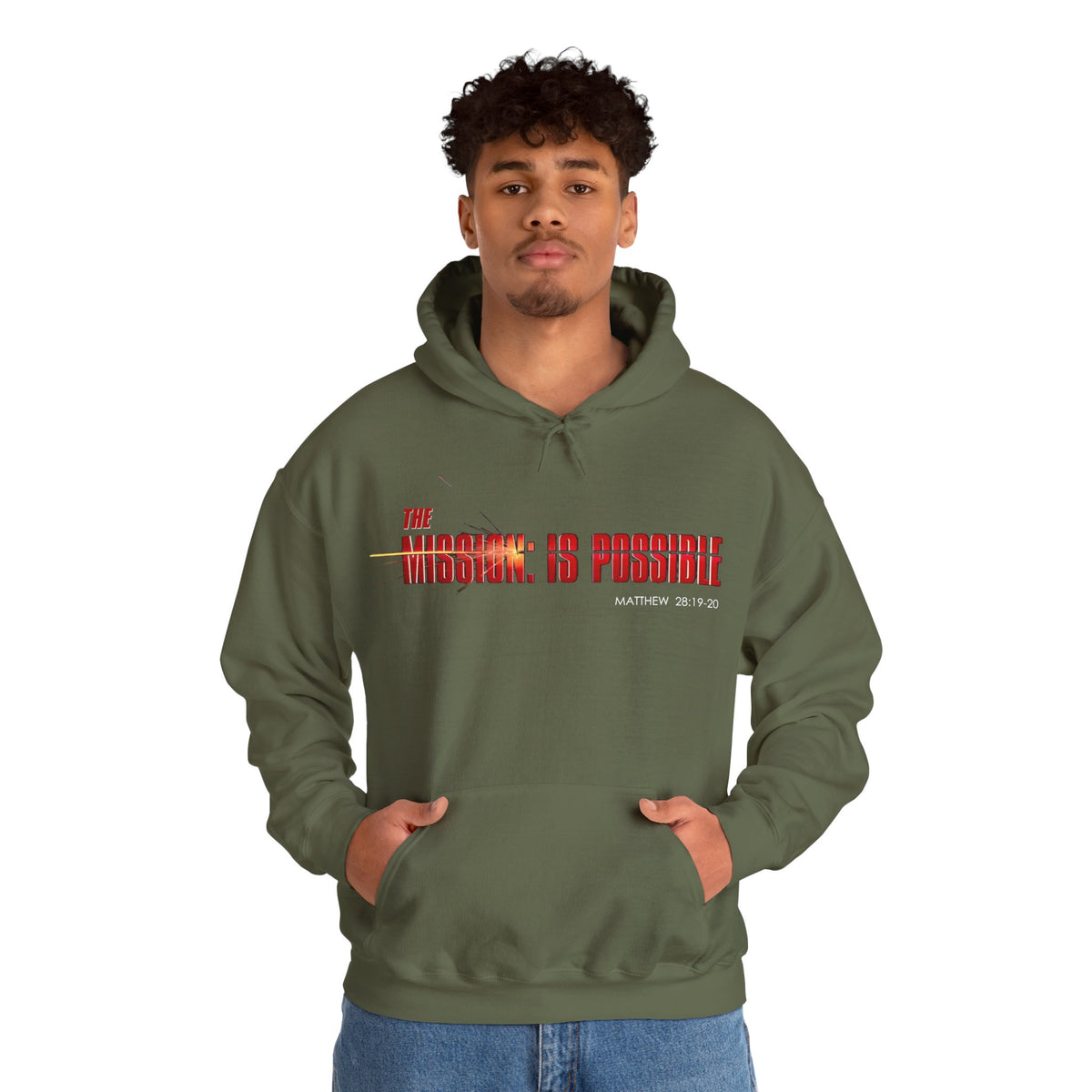 "The Mission is Possible" Motivational Pullover Hoodie