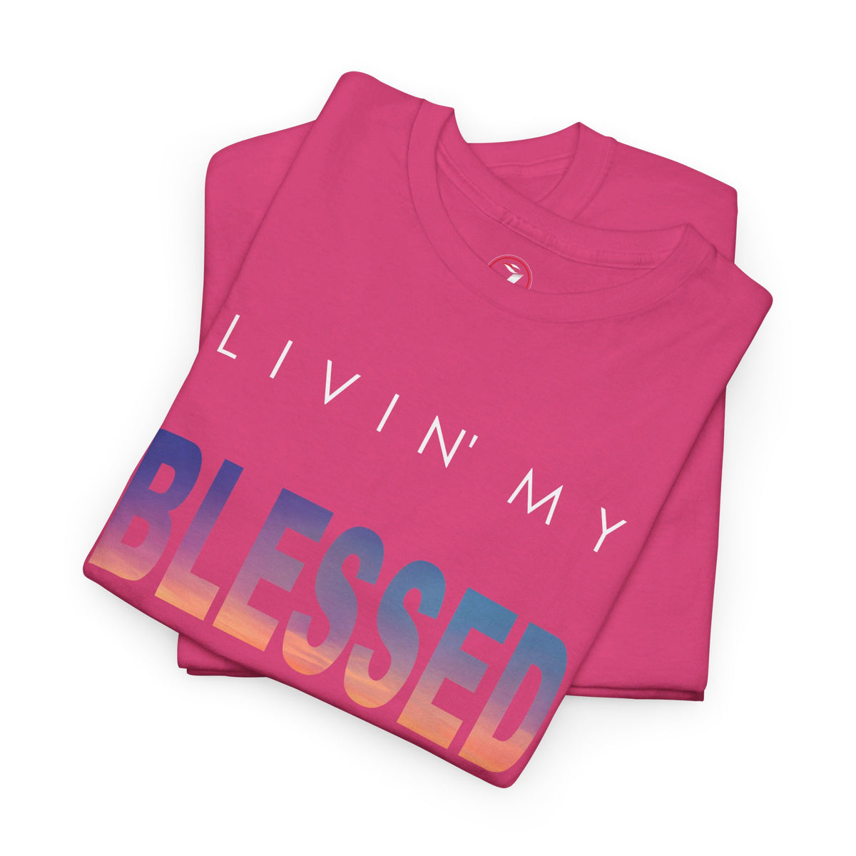 Livin' My Blessed Life Unisex Heavy Cotton Tee