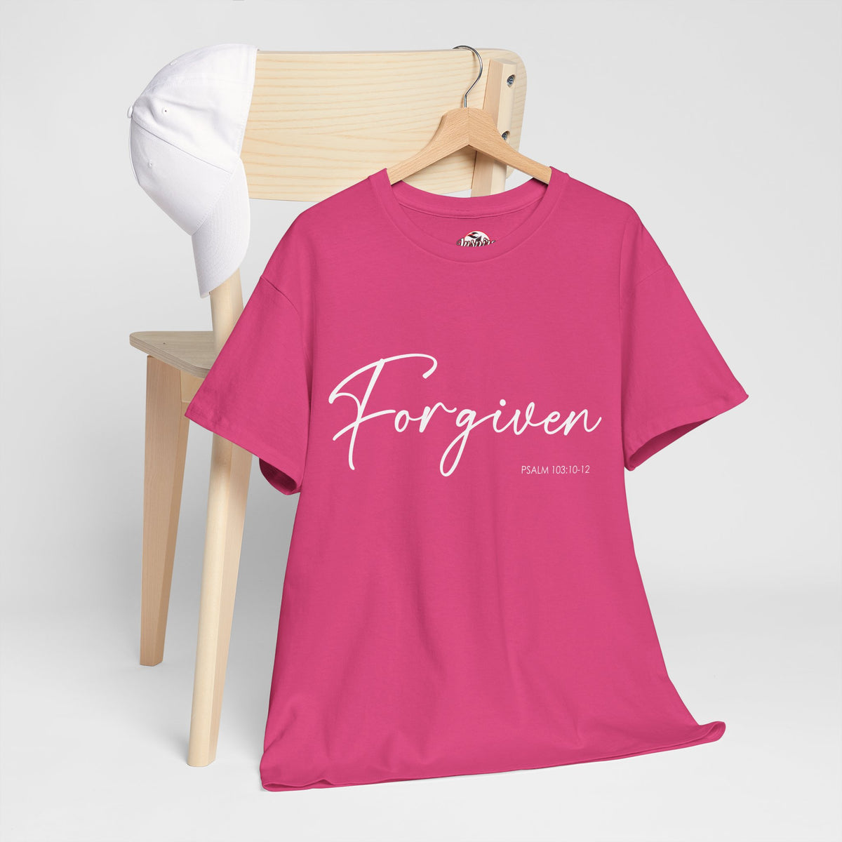 "Forgiven" Womens Christian Faith T-Shirt