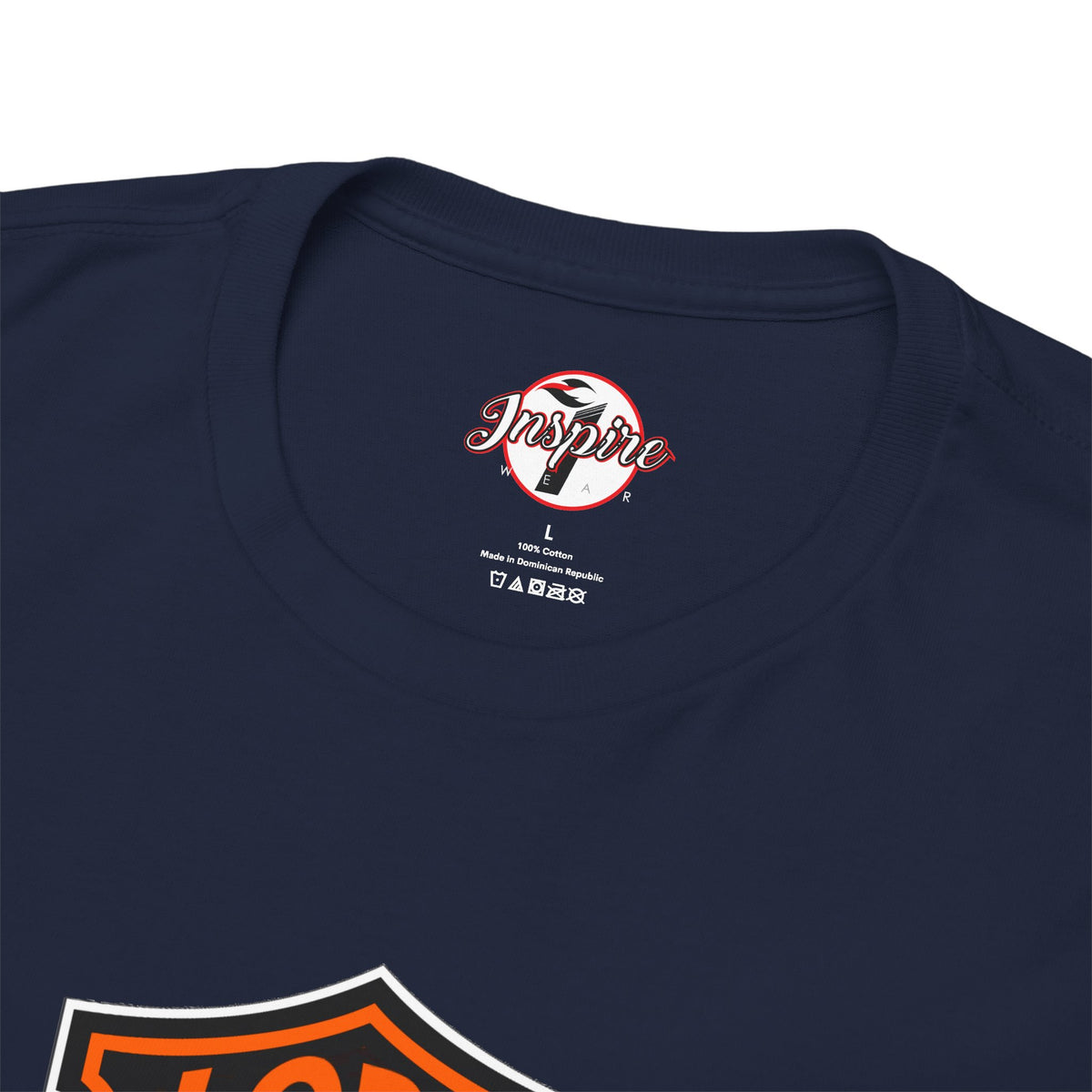 "Jesus Christ Lord and Savior" Motivational Crewneck Graphic T‑Shirt