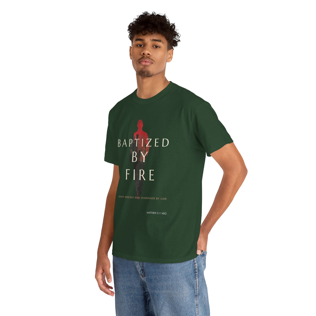 Baptized by Fire Unisex Heavy Cotton Tee