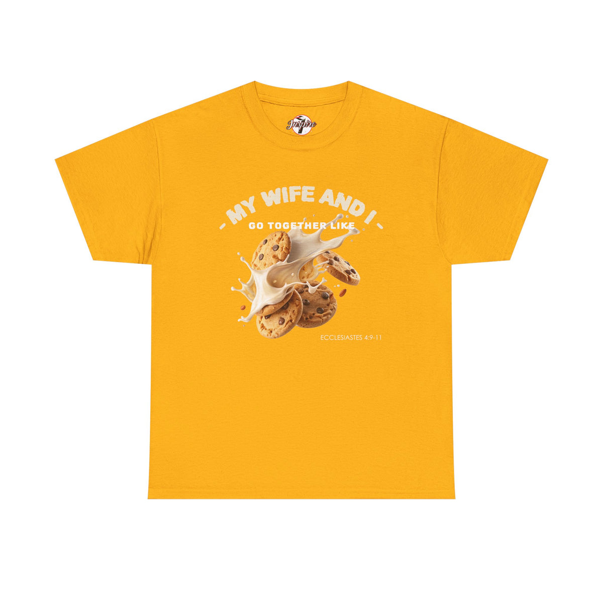 My Wife and I Go Together Like Cookies & Milk Men's Graphic Tee