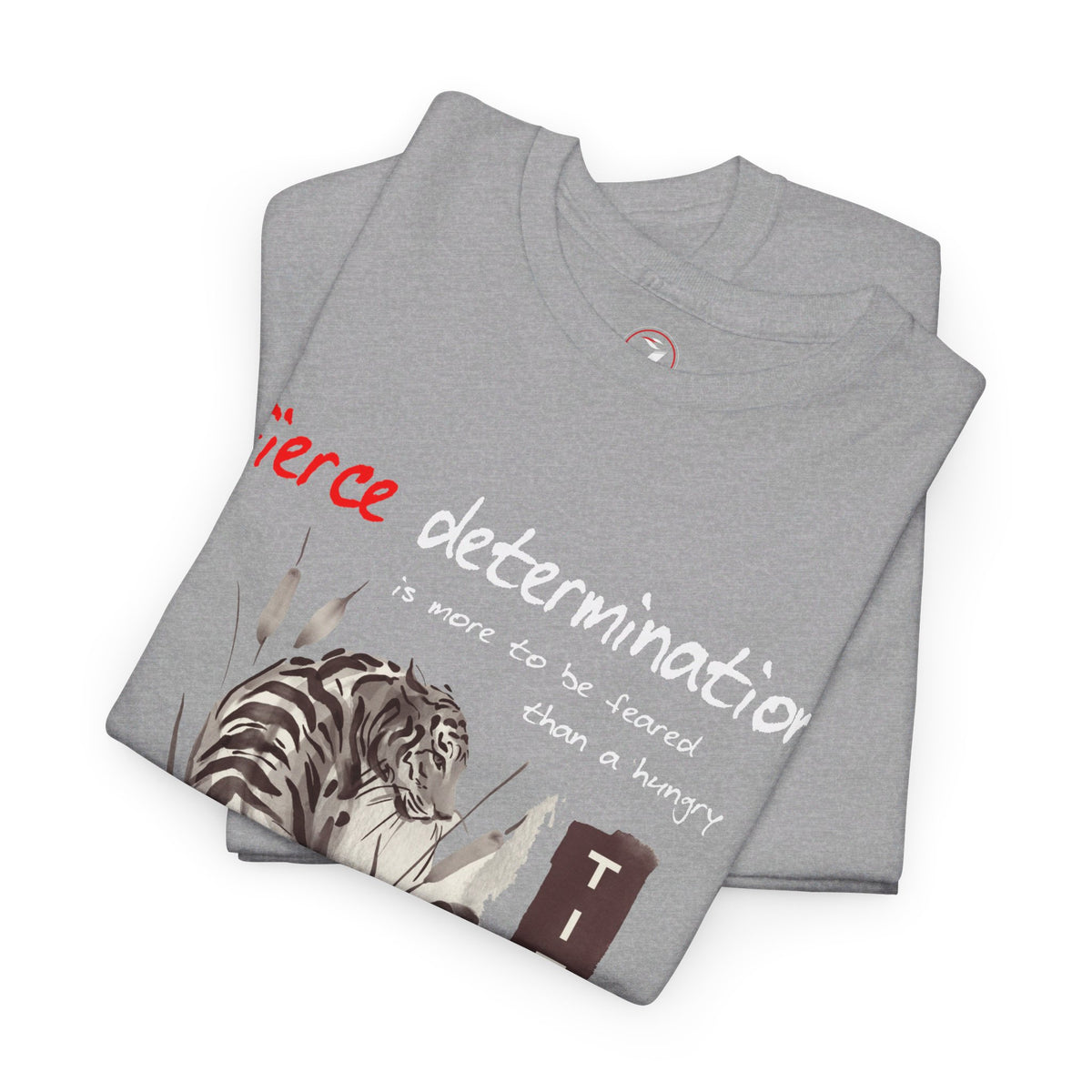 Fierce Determination Unisex Heavy Cotton Tee