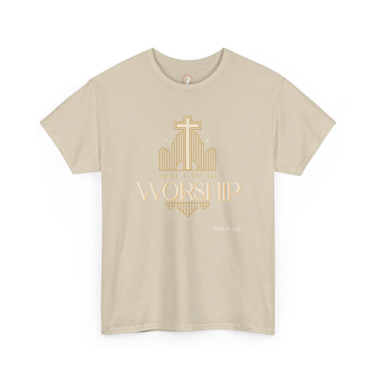 Here I am to Worship Unisex Heavy Cotton Tee