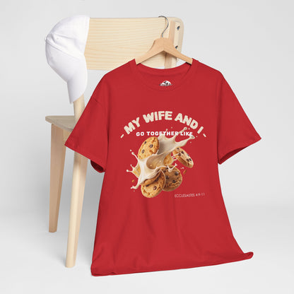 My Wife and I Go Together Like Cookies & Milk Men's Graphic Tee