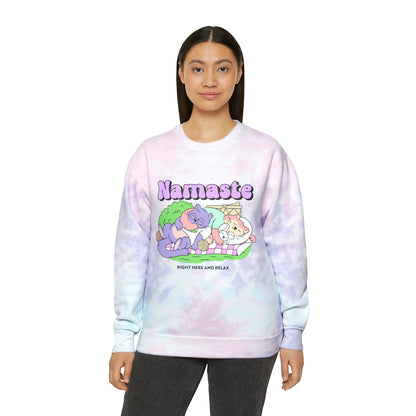 Namaste n Relax Unisex Tie-Dye Sweatshirt
