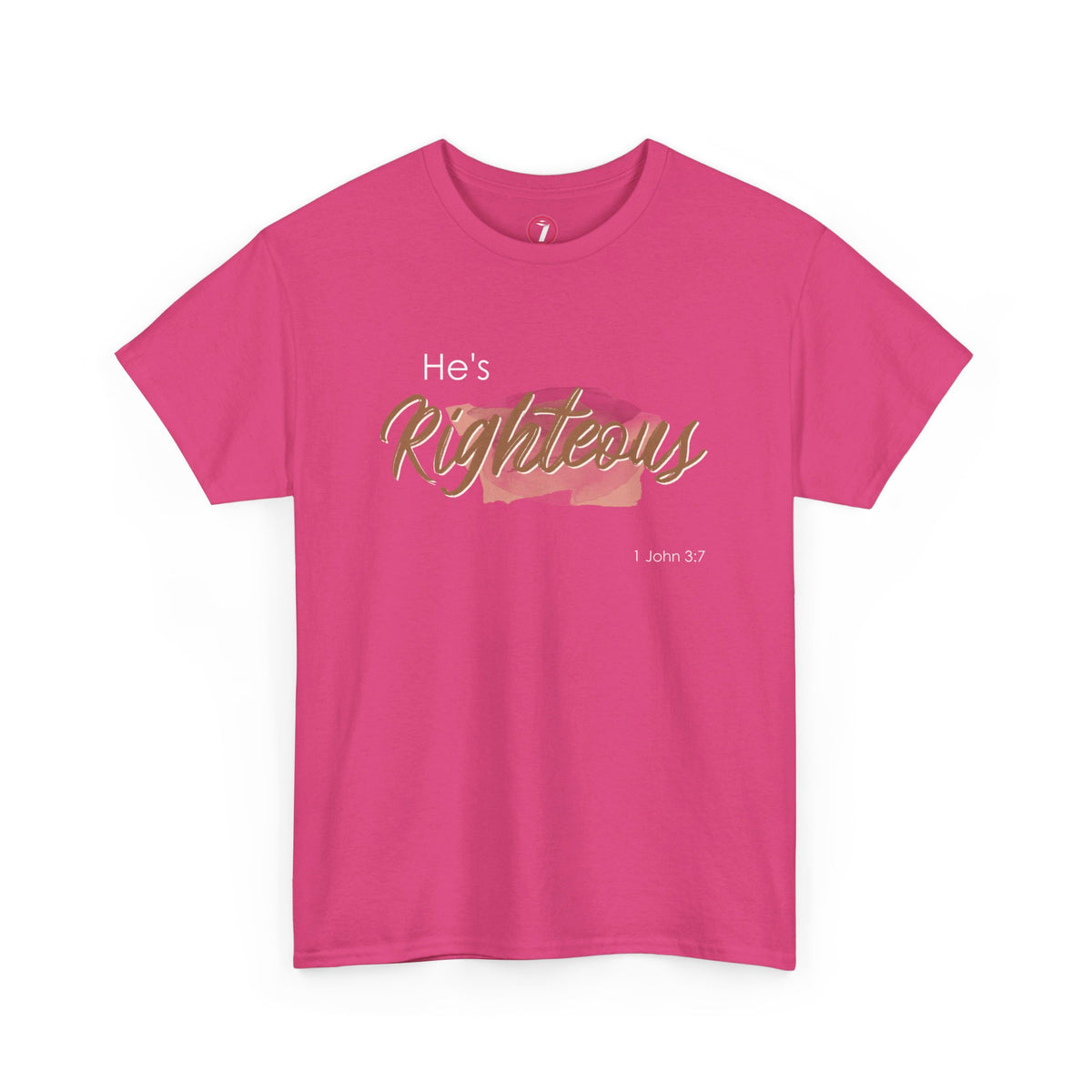 He's Righteous Unisex Heavy Cotton Tee