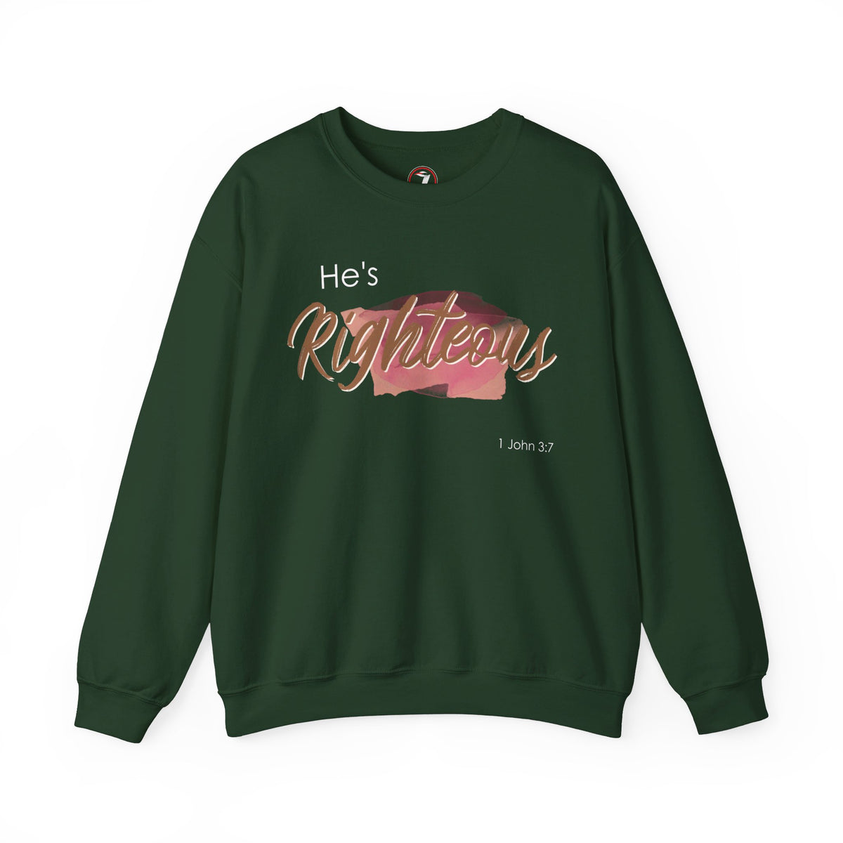 He's Righteous Unisex Heavy Blend™ Crewneck Sweatshirt