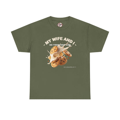 My Wife and I Go Together Like Cookies & Milk Men's Graphic Tee