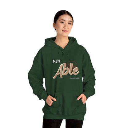 He's Able Unisex Heavy Blend™ Hooded Sweatshirt