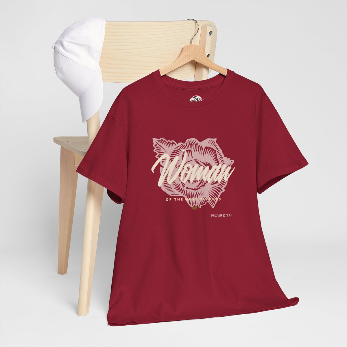 Woman of the Most High God Women's Heavy Cotton Tee