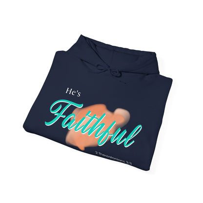 He's Faithful Unisex Heavy Blend™ Hooded Sweatshirt