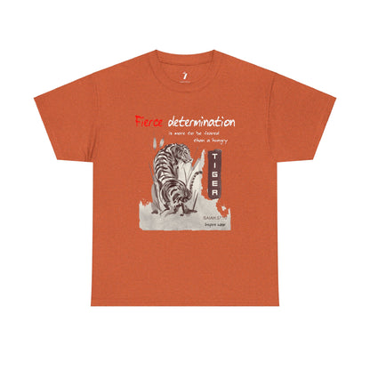 Fierce Determination Unisex Heavy Cotton Tee