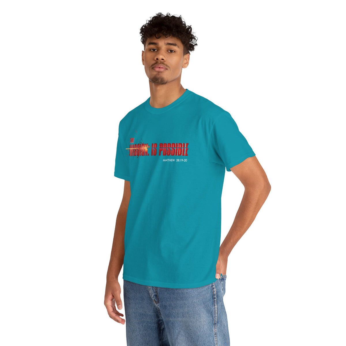 The Mission is Possible Motivational Unisex Graphic T-Shirt