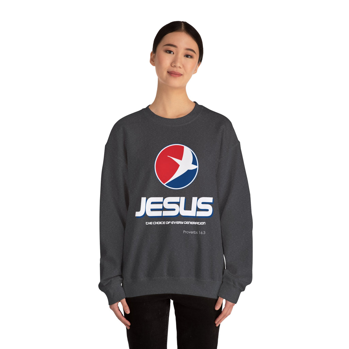 "Jesus: The Choice of Every Generation" Unisex Crewneck Sweatshirt