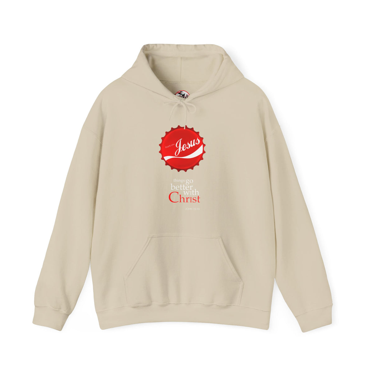 Things Go Better with Christ - Unisex Hooded Sweatshirt