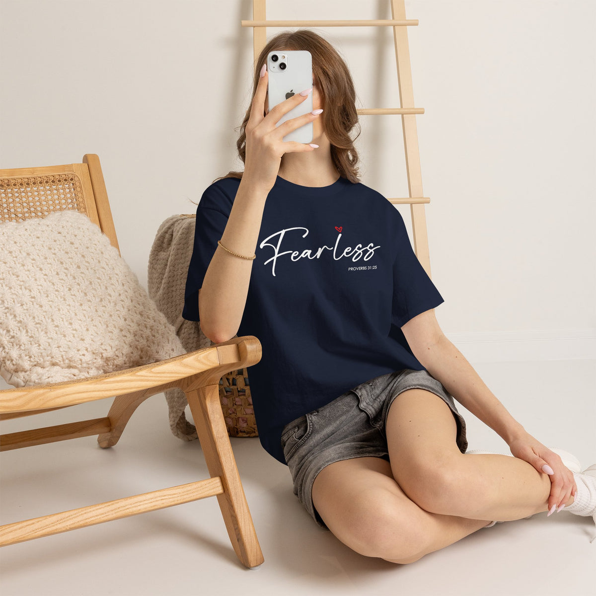 "Fearless" Inspirational Graphic T-Shirt