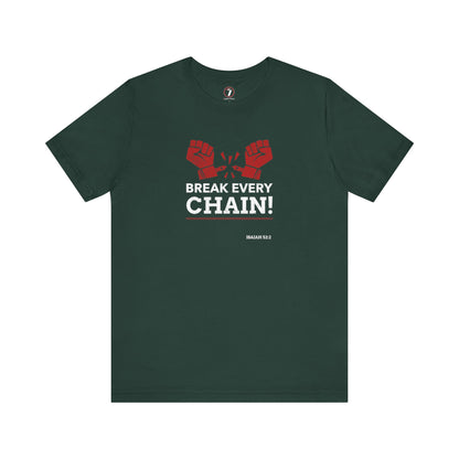 Break Every Chain Unisex Jersey Short Sleeve Tee