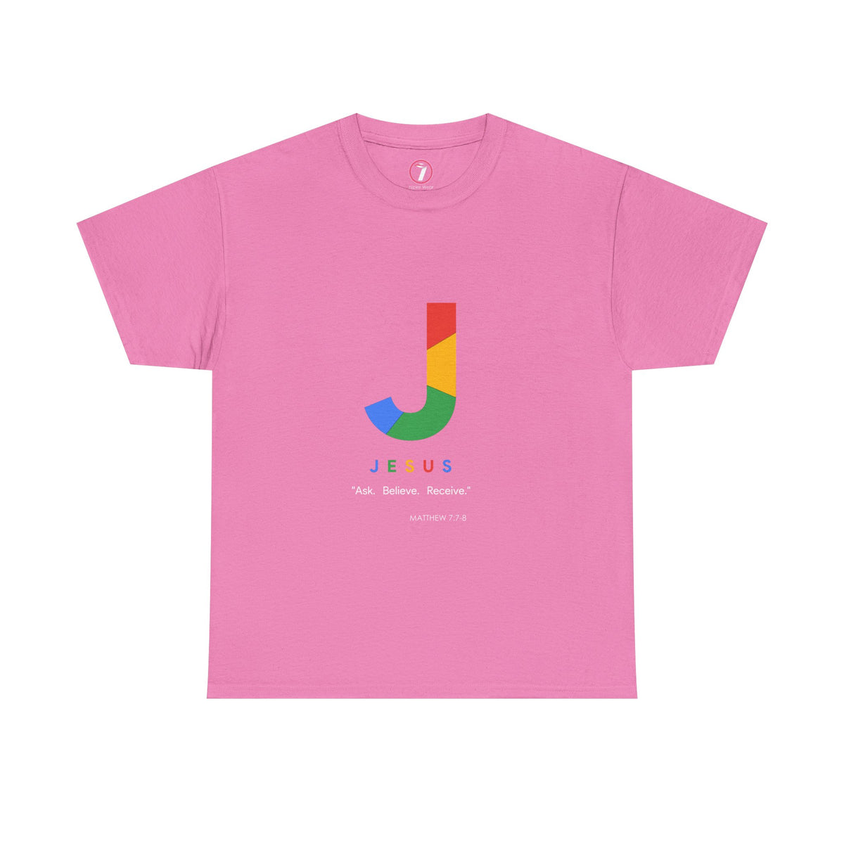 Ask. Believe. Receive. Unisex Heavy Cotton Tee