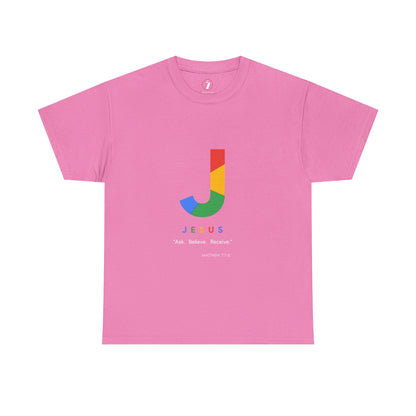Ask. Believe. Receive. Unisex Heavy Cotton Tee