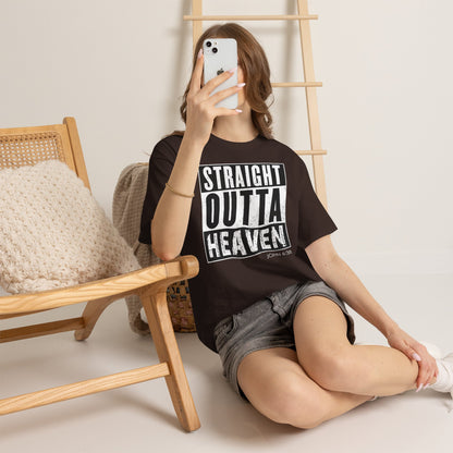 Straight Outta Heaven Unisex Inspirational Graphic T-Shirt