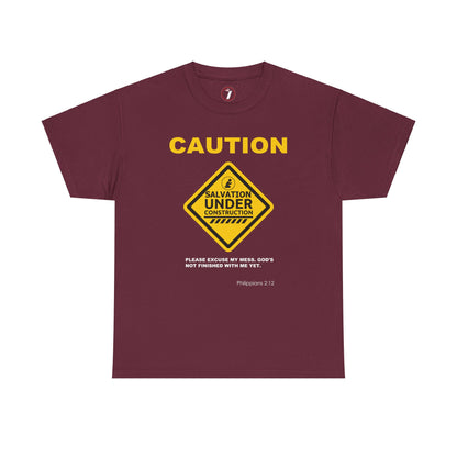 Salvation Under Construction Unisex Heavy Cotton Tee