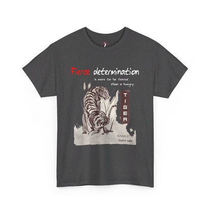 Fierce Determination Unisex Heavy Cotton Tee