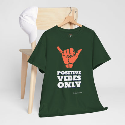 Positive Vibes Unisex Heavy Cotton Tee