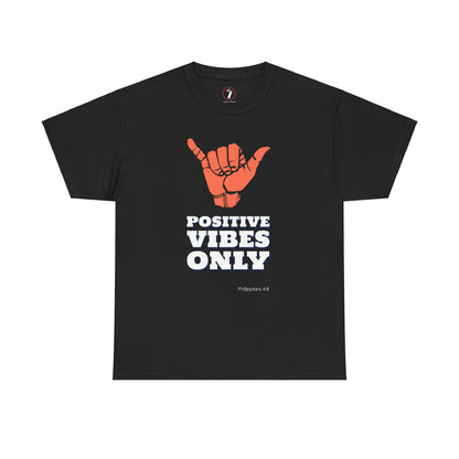 Positive Vibes Unisex Heavy Cotton Tee