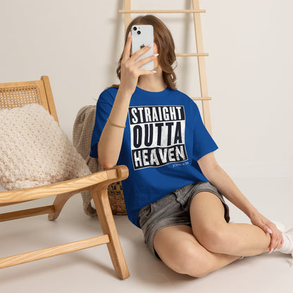 Straight Outta Heaven Unisex Inspirational Graphic T-Shirt