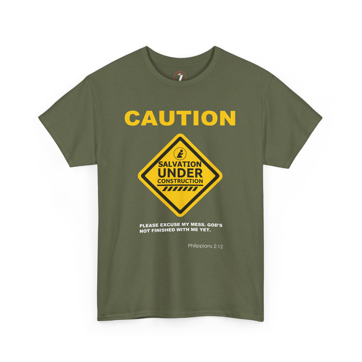 Salvation Under Construction Unisex Heavy Cotton Tee