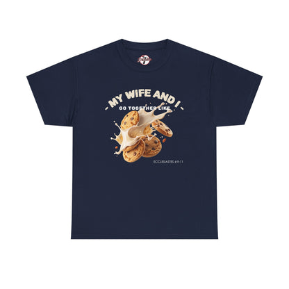 My Wife and I Go Together Like Cookies & Milk Men's Graphic Tee