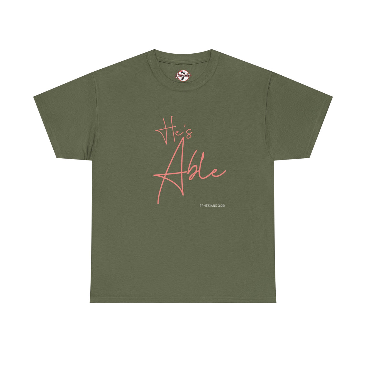 "He's Able" Women's Inspirational T-Shirt
