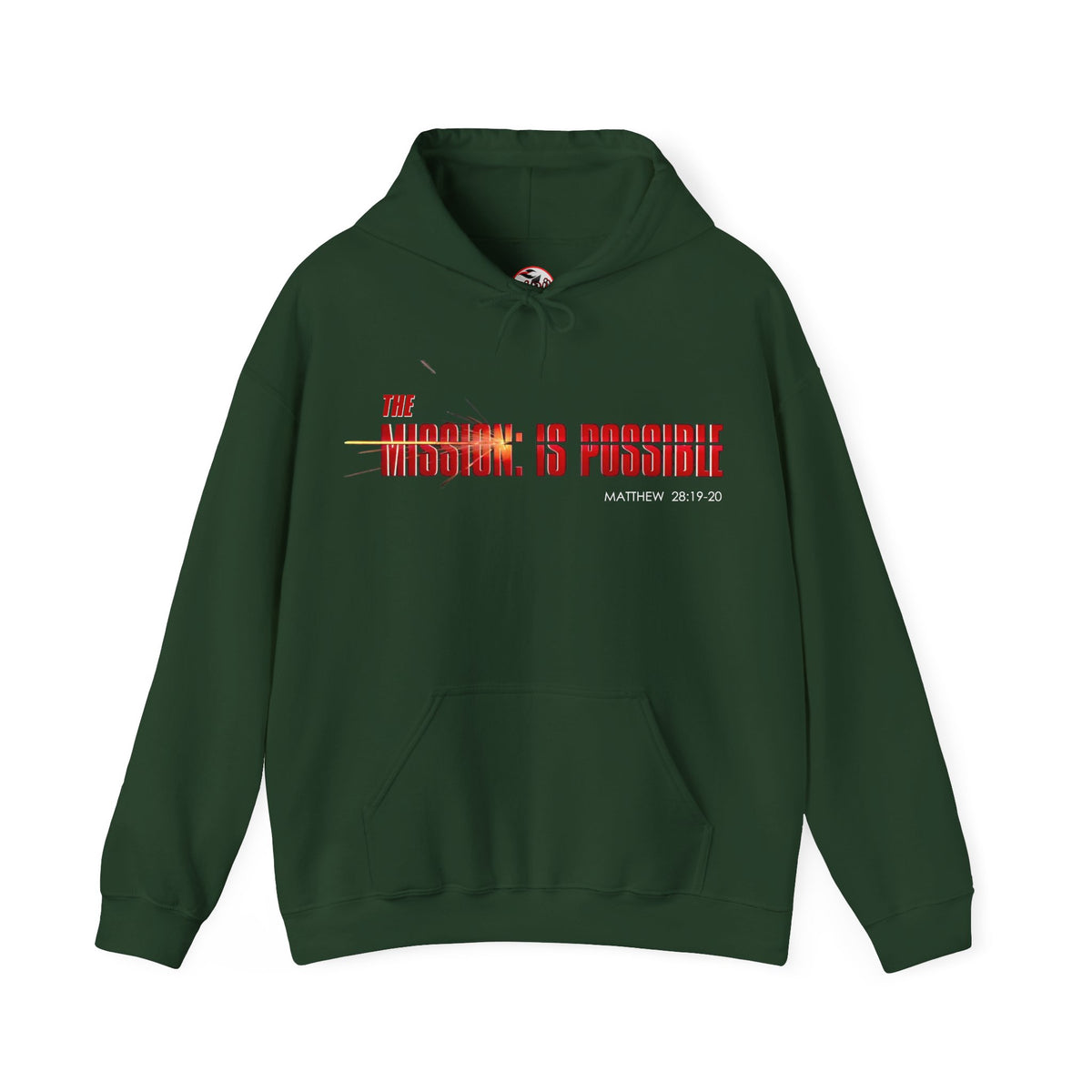 "The Mission is Possible" Motivational Pullover Hoodie