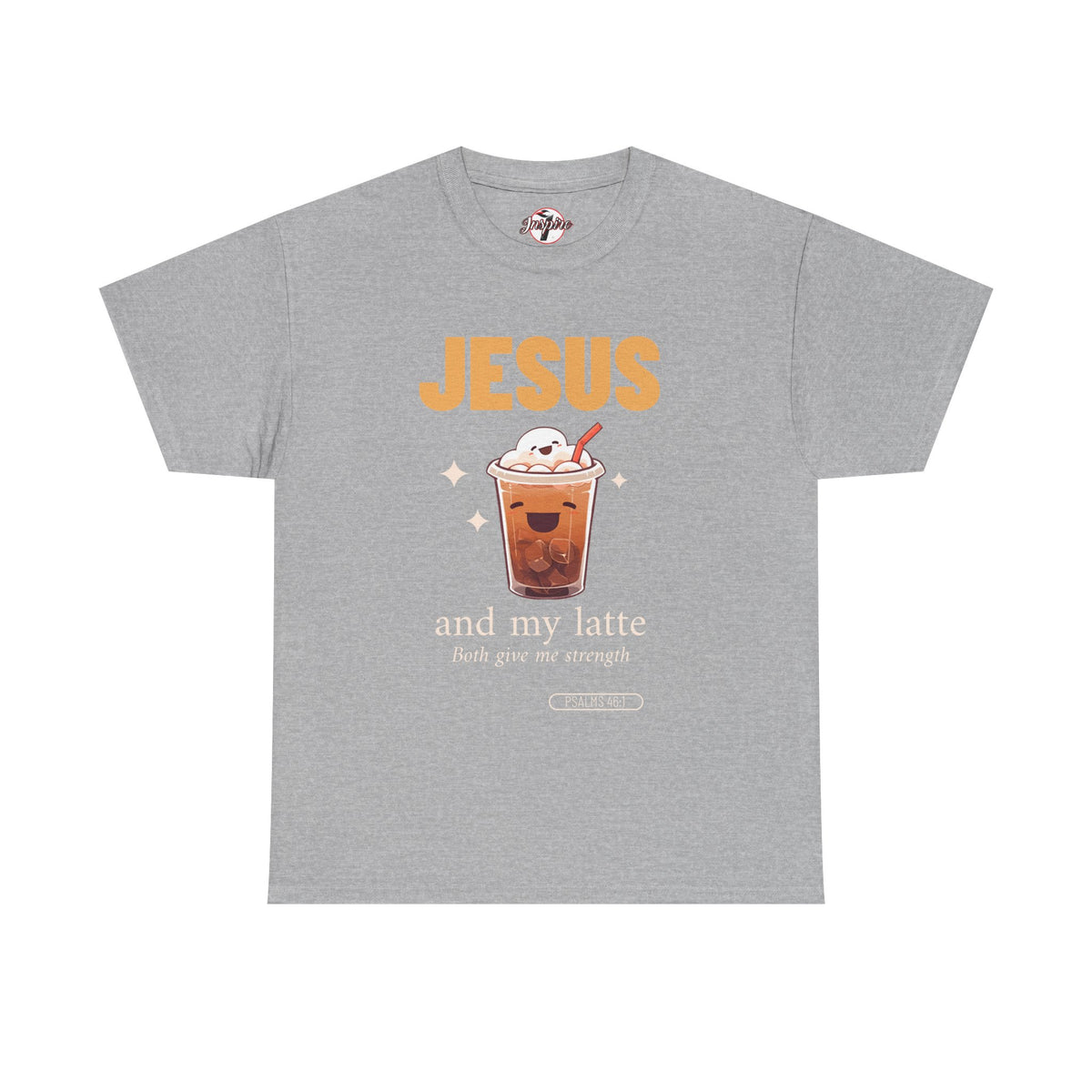 “Jesus and My Latte” Faith & Coffee Unisex Graphic Tee