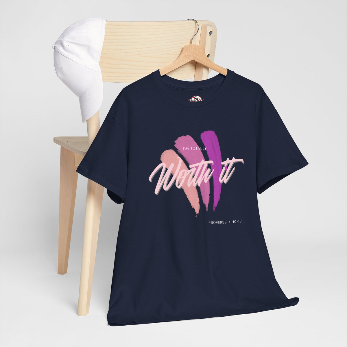 "Totally Worth It" Women's Motivational Graphic T‑Shirt