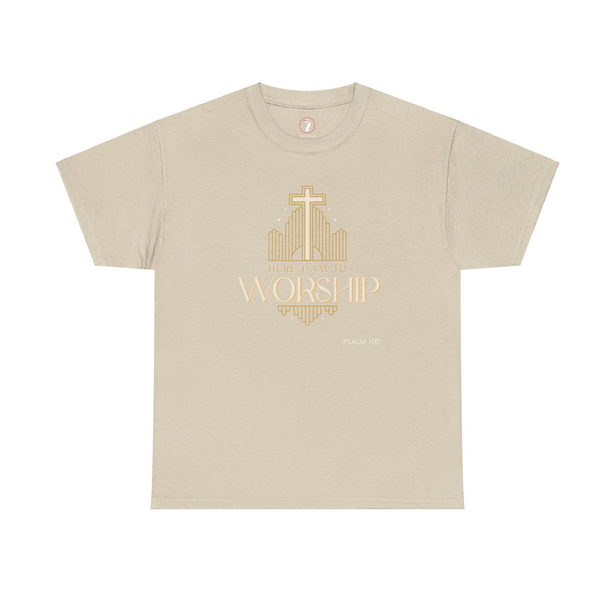 Here I am to Worship Unisex Heavy Cotton Tee