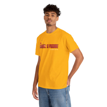 The Mission is Possible Motivational Unisex Graphic T-Shirt