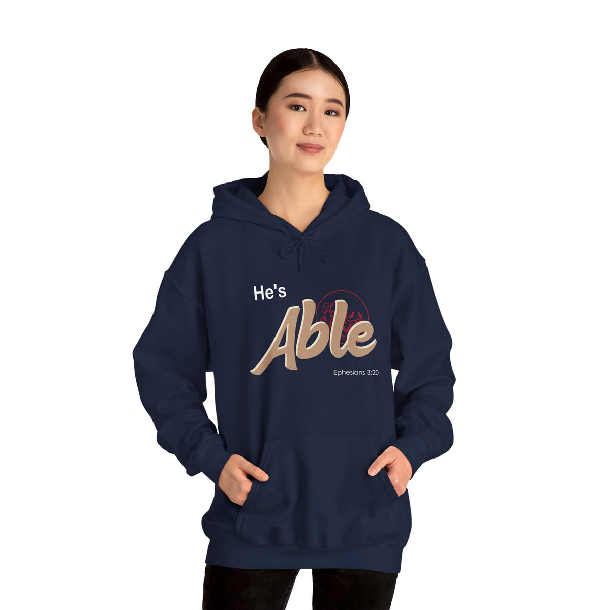 He's Able Unisex Heavy Blend™ Hooded Sweatshirt