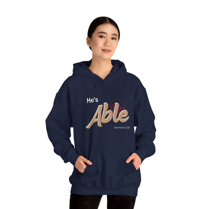He's Able Unisex Heavy Blend™ Hooded Sweatshirt