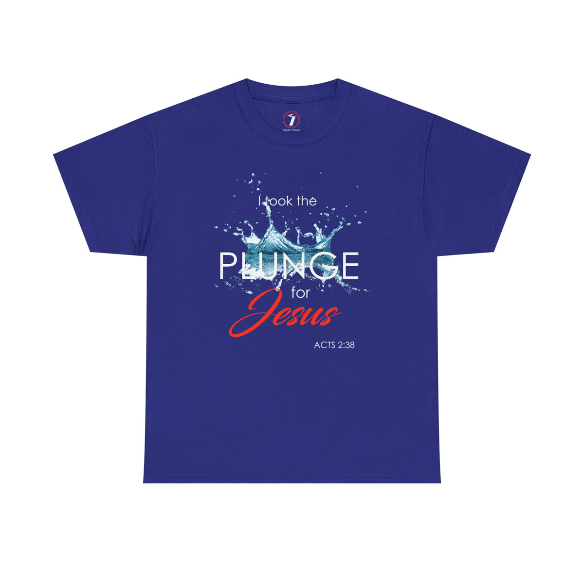 Plunge for Jesus Unisex Heavy Cotton Tee - Faith-Inspired Graphic Shirt