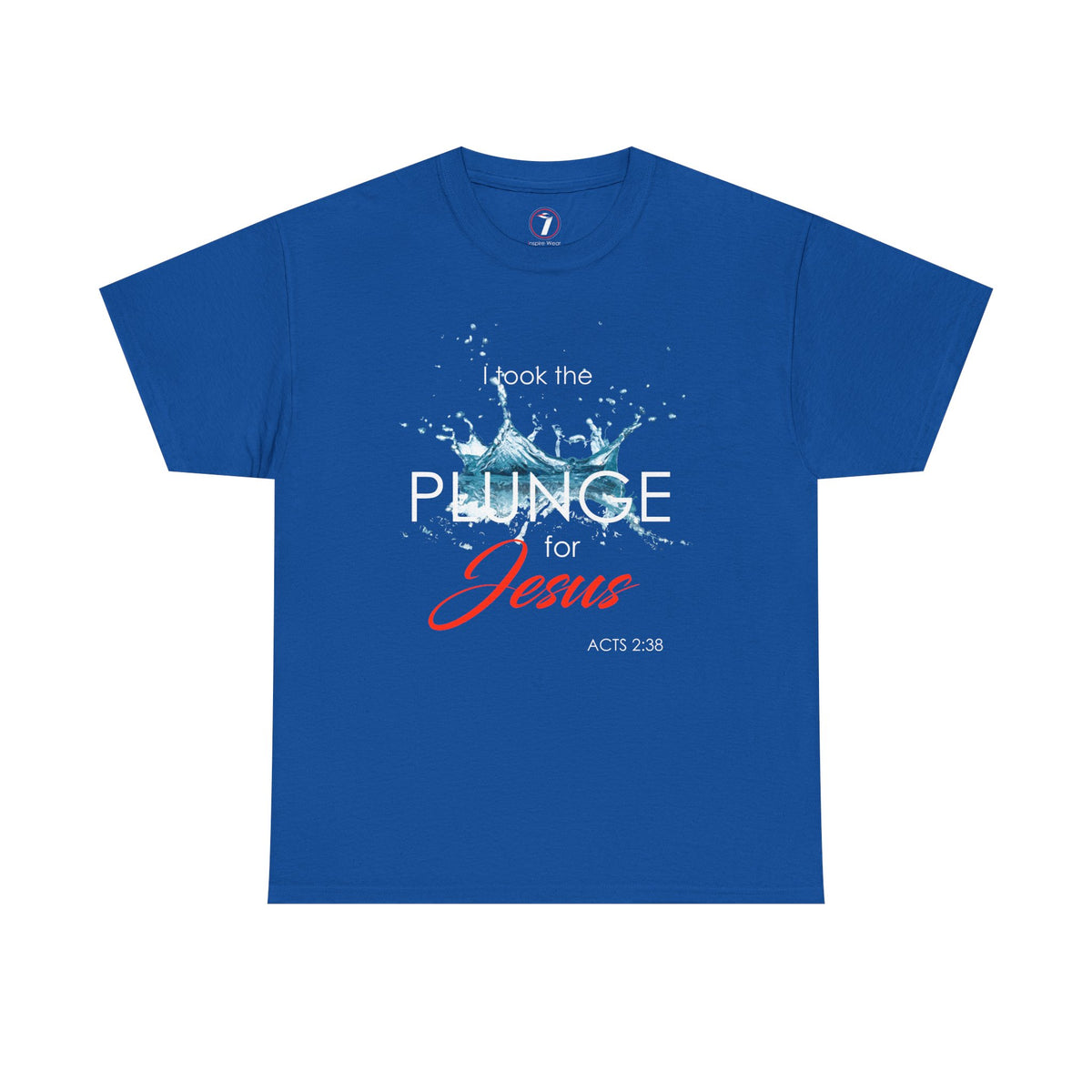 Plunge for Jesus Unisex Heavy Cotton Tee - Faith-Inspired Graphic Shirt