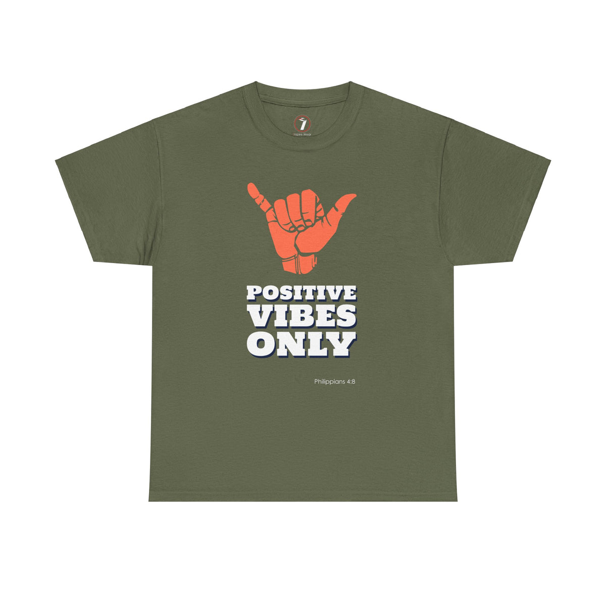 Positive Vibes Unisex Heavy Cotton Tee