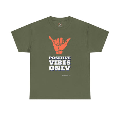 Positive Vibes Unisex Heavy Cotton Tee